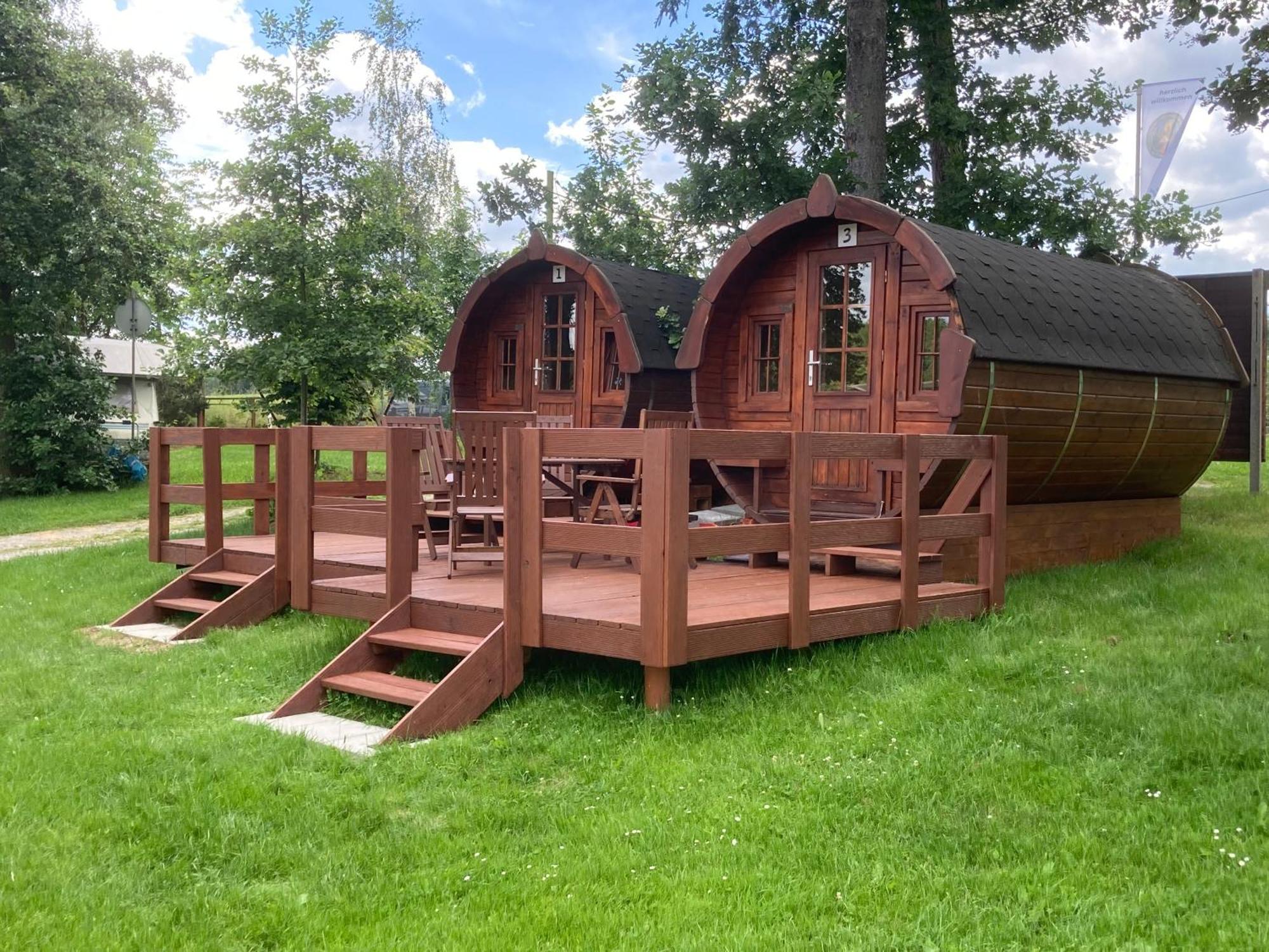 Campingfass Mit Panoramaterrasse Langenbernsdorf Ngoại thất bức ảnh