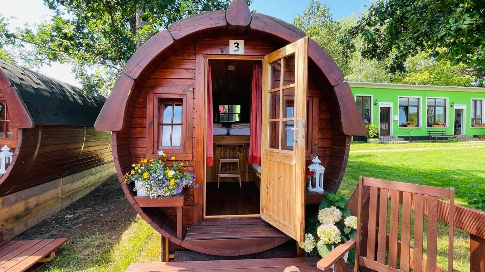 Campingfass Mit Panoramaterrasse Langenbernsdorf Ngoại thất bức ảnh