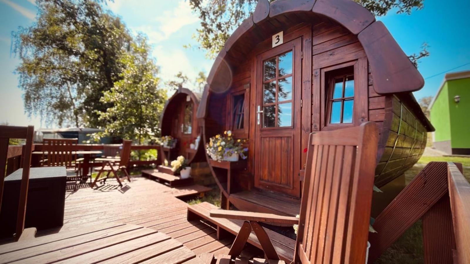 Campingfass Mit Panoramaterrasse Langenbernsdorf Ngoại thất bức ảnh